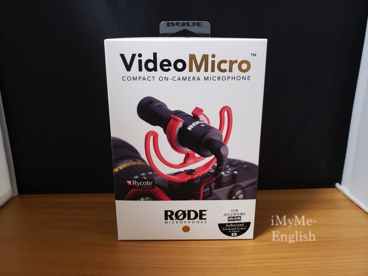 「RODE (ロード)VideoMicro 超小型コンデンサーマイク」の写真。